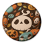 Halloween Round Dance Rug #2 Samtuse963 logo