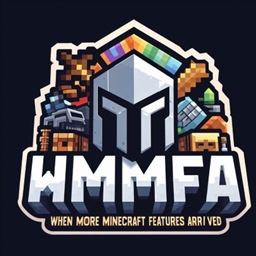 WMMFA When more miiicraft features arrived logo