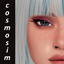 cosmosim eyeshadow N40 logo