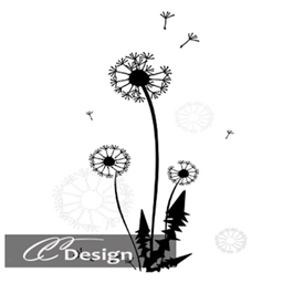 Wall tattoo dandelion project image
