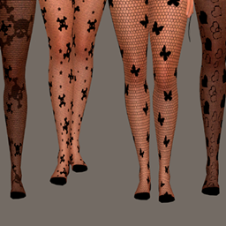 Stockings Skulls Wicked Hearts logo