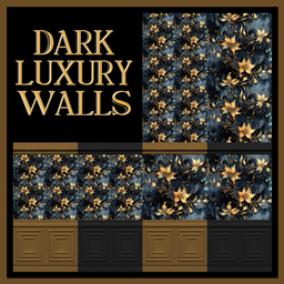Dark Luxury Walls - Paneling and Wallpaper