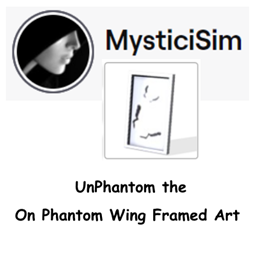 On Phantom Wing Framed Art Live Draggable Craft Sales Table Inventoryable project image