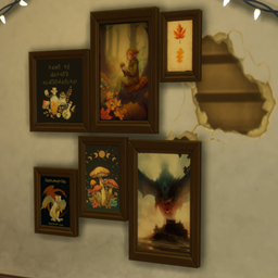 Moon Studies - wall decoration, framed pictures logo