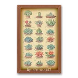 Succulents Menu Frame #1 Samtuse963 project image