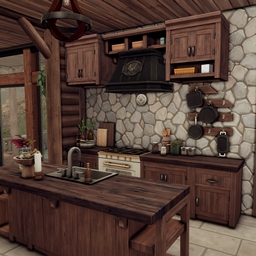Mountain Lodge kitchen
