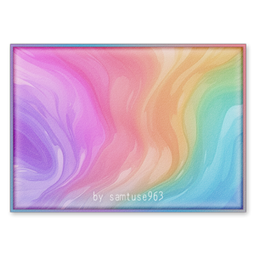 Watercolor Rectangle Dance Rug #1 HQ Samtuse963 logo