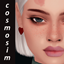 cosmosim lipstick N57 logo