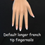 Default longer french tips logo