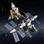 Realistic Mir Space Station Stock logo