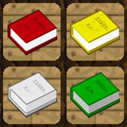 Colored books logo