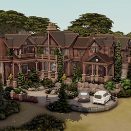Huge Mountain Family house