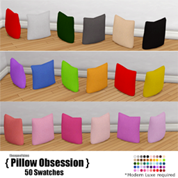 Pillow Obsession - 50 Swatches - theageofsims_pillowobsession ...
