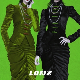 LAMZ Chinese style retro velvet suit