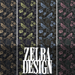Dark Academia Wallpaper - Zelba Design logo