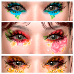 Eyeshadow Fantasy flowers logo