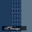 elegant blue pattern logo