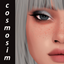 cosmosim eyeshadow N46 logo