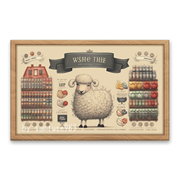 Yarn Store Menu Board #2 Samtuse963 logo