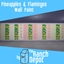 Pineapples & Flamingos Nursery Wall Paint