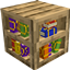 Minecraft, but in 3D logo