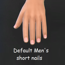 Default men's short nails logo