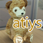 【atiys】Teddy bear-Duffy logo