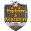 Explorer & adventure - Fabric logo
