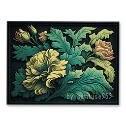 Classic Rectangular Dance Rug #3 Samtuse963 logo