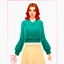 Woman shirt sweater - Kamil - Version 4 logo