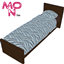 Single Bed with Knit Comforter logo