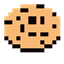 Hishe's chocolate chip cookie logo