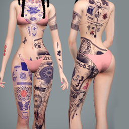 Tattoo  Treasure Map More Colors logo