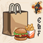 'Pop’s' FINGER FOOD DELIVERY logo