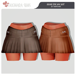 Grunge Edge Mini Skirt
