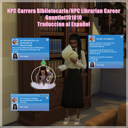 NPC Carrera Bibliotecario/NPC Librarian Career x Gauntlet101010 TRADUCCION AL ESPAÑOL