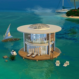 Round Vacation Home | No CC