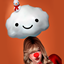 Cloud Xmas Head logo