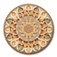 Modern Round Dance Rug #6 Samtuse963 logo
