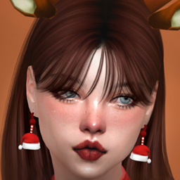 Santa Earrings