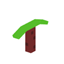 emerald pickaxe logo