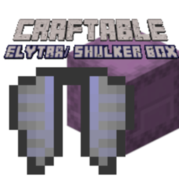 Craftable Elytra \Shulker box logo