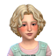 Child CurlyMidPart Hair logo