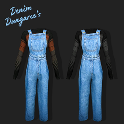 Fall Dungarees - The Sims 4 Create a Sim - CurseForge
