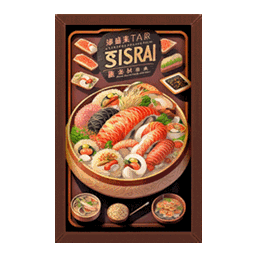 Sushi Sale Poster Frame #1 Samtuse963