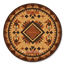 Folk Pattern Round Dance Rug #6 Samtuse963 logo