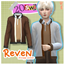 Childs Open Leather Jacket with Polo Undershirt logo