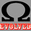 The Omega Evolved logo