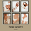 PURE WHITE FRAMES logo