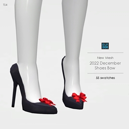 Xmas Shoes With A Bow